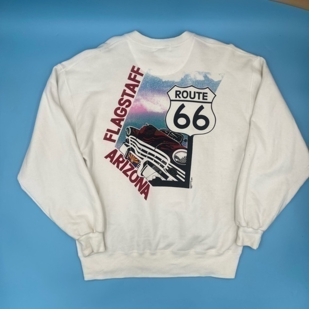 Vintage 1992 Arizona Route 66 Crewneck Graphic Sweatshirt